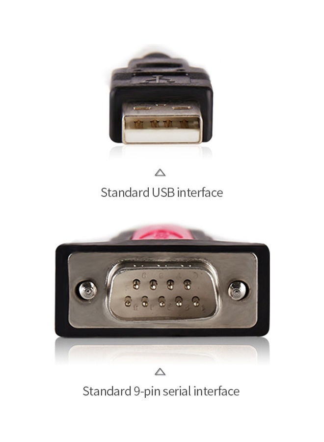 USB 2.0 To RS232 Serial Adapter Converter Cable With FT232 Chip Support Multicolour - Image 3